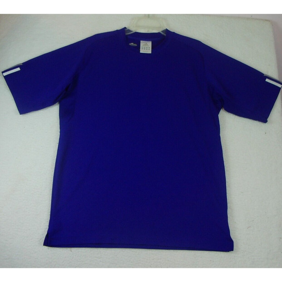 Adidas ClimaCool Men's Purple Grape Pullover Short Sleeve Tee Size Medium - Picture 7 of 7